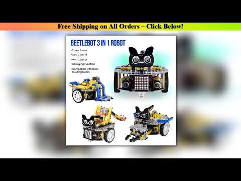 Keyestudio Beetlebot 3 in 1 Robot Car Kit 11 Projects For Arduino Robot ESP32 And For Raspberry Pi