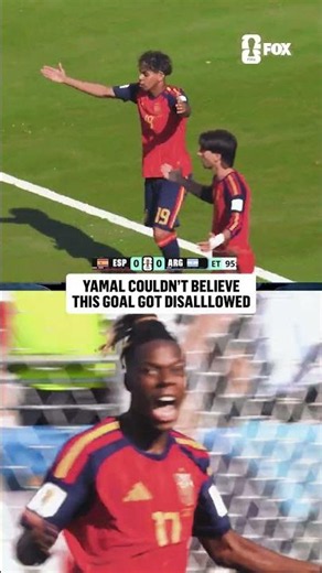 Lamine was not happy with this decision