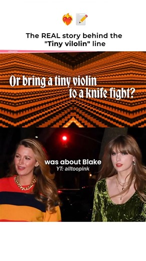 What Taylor Swift actually means by "tiny violin" | Lyrics Explained