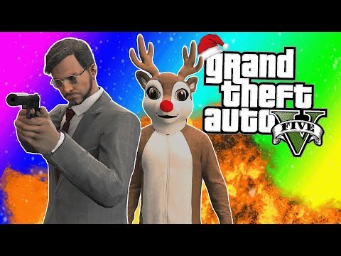 GTA 5 Online - A Very Die Hard Christmas! (Funny Moments)