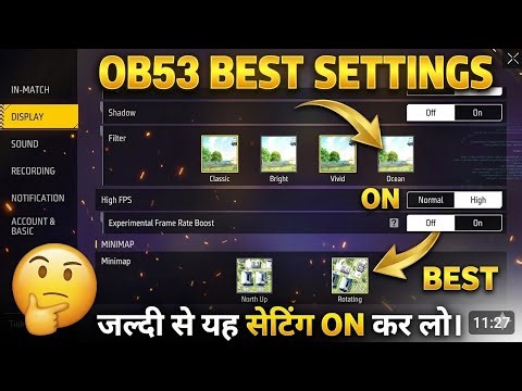 Experimental Frame Rate Boost Setting After New Ob53 Update | Free Fire Lag Problem After New Update