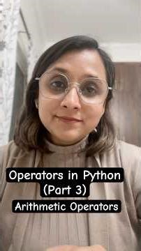 Arithmetic Operators in Python Explained | Python Tutorial for Beginners #pythontutorial #python
