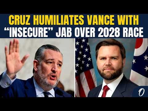 ‘Insecure’: Ted Cruz SAVAGES JD Vance Over His 2028 White House Ambitions And GOP Power Play