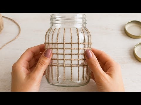 Glass Jars & Jute to Luxury-Looking Home Decor | 5 DIY Projects