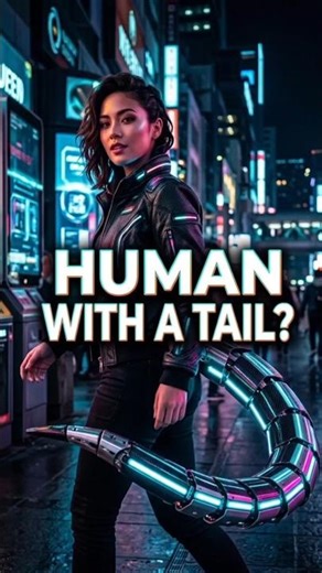 Scientists gave humans a robotic tail… and it actually works 😳 #technology #robotics #future