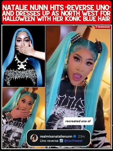 Natalie Nunn As North West for Halloween is wild 😭 #natalienunn #northwest #halloween