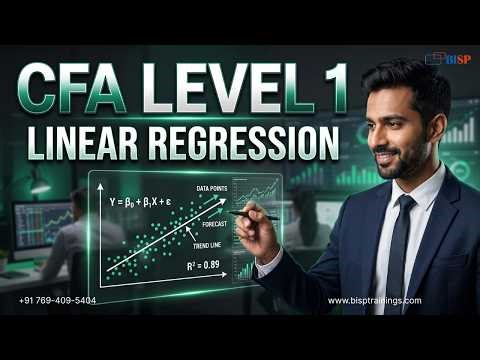 CFA Level 1 Exam | Linear Regression Explained Easily | Fundamentals & Practical Applications