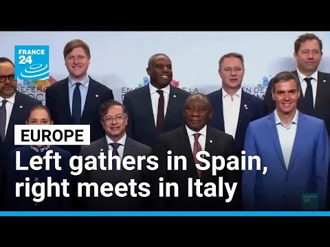 Spain’s Sánchez leads progressive push as far-right gathers in Milan • FRANCE 24 English