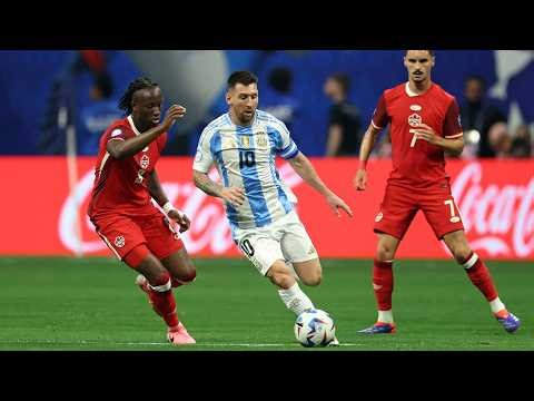 Argentina vs Canada | Messi Shines, Alvarez Class Finish | Non-Stop Attacking Highlights