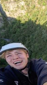 bungee jumping vlog for our future kids… #shorts