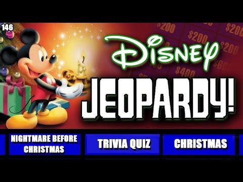 Disney Jeopardy Quiz • 26 Clue Game • Test your Knowledge