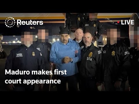 LIVE: Venezuelan President Maduro makes first court appearance