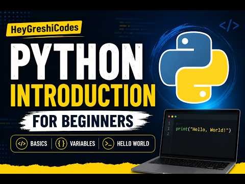 python intro & variables