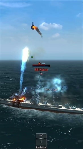 1910's era Battleship Suffers A Double Magazine Explosion! #ultimateadmiraldreadnoughts #simulation
