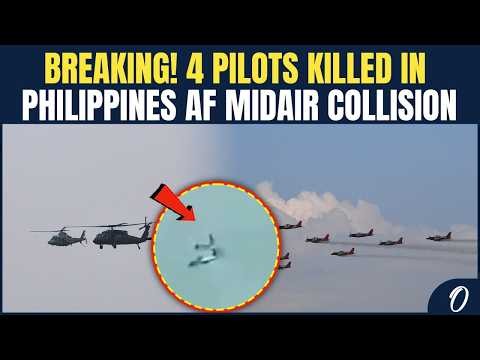 DEADLY MID-AIR CRASH! Two Philippine Air Force Planes Collide, Killing Four Pilots