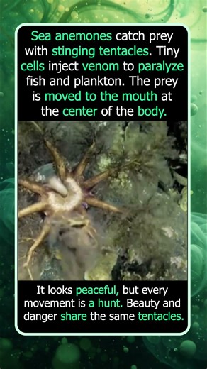 How Sea Anemones Catch And Eat Their Prey