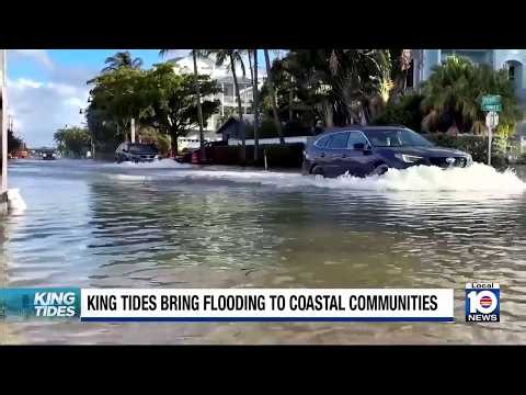 King tides affect coastal areas in South Florida