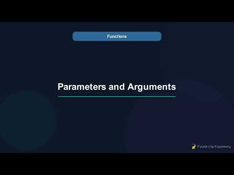 Python Functions: Parameters, Return Values & Scope (Module 8)