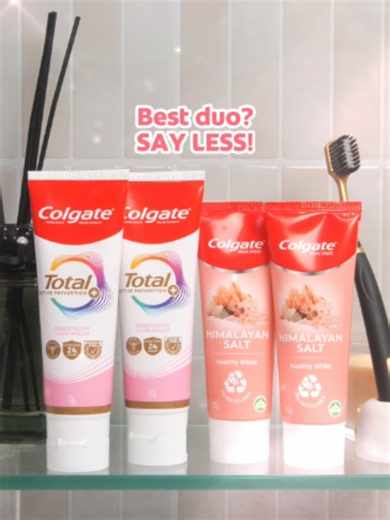 This Colgate duo deserves a spot in your daily routine—add to cart! 🩷#ColgateTotalSensitivity #ColgateHimalayanSalt