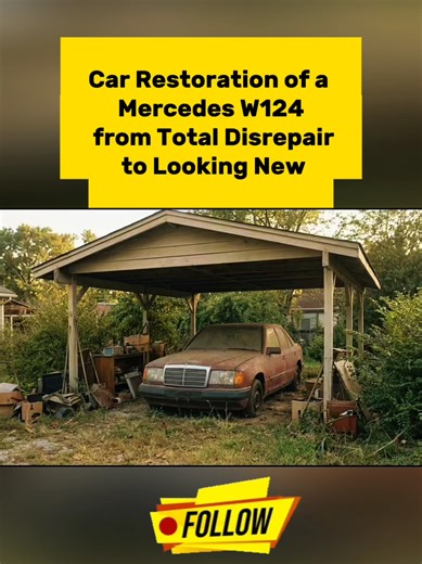 Mercedes W124 Restoration: From Total Disrepair to New
