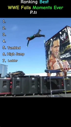 Best WWE Falls Moments Ever Pt1