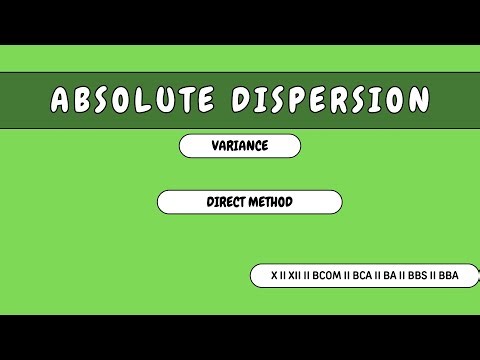 Variance Individual Ser. II Direct Method II #mathsskillrx #variance #individualseries #directmethod