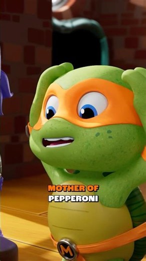 Teeny Mikey and Donnie Create a Pizza Monster! 🍕 #teenymutantninjaturtles