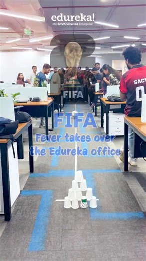 #lifeatedureka #fifafever #footballfun #officeculture #teambonding #workplaceculture #employeeengagement #officefun #corporatelife #teamspirit | Edureka