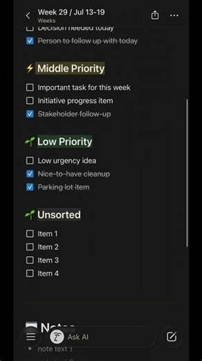Run Your Entire Week From One Notion Page | For Managers