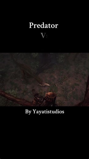 Predator vs Allosaurus by Yayatistudios - check out full video on their YT channel #tiktokgaming #dinosaurs #predator #jurassicworldevolution3 #aliens
