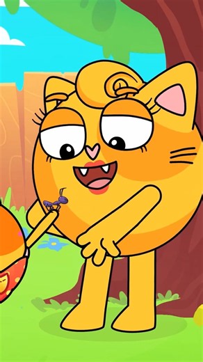 Kitty is afraid of a little ant! Mommy says every bug matters #forkids