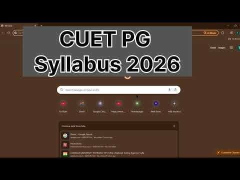 CUET PG 2026 Syllabus | All Subjects & Domains Explained | NTA CUET PG | follow steps #cuetpg #vlog