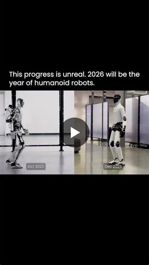 🤖 Humanoid Robots: 2023 vs. 2026 A Leap Forward Just a few years ago, humanoid robots were mostly lab curiosities impressive demos of balance and walking but limited in real-world usefulness. Fast… | Jonathan Valladares MBA, MSc, MBB | 137 comments