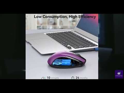 Review - TECKNET Wireless Mouse, 2.4G Ergonomic Optical Mouse, Computer Mouse for Laptop,