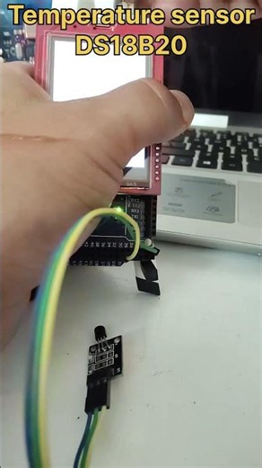 DS18B20 Temperature Sensor with Arduino & TFT Display | Live Temperature Monitoring| Arduino Project