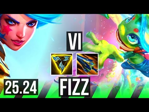 VI vs FIZZ (JGL) | EUW Grandmaster | 25.24