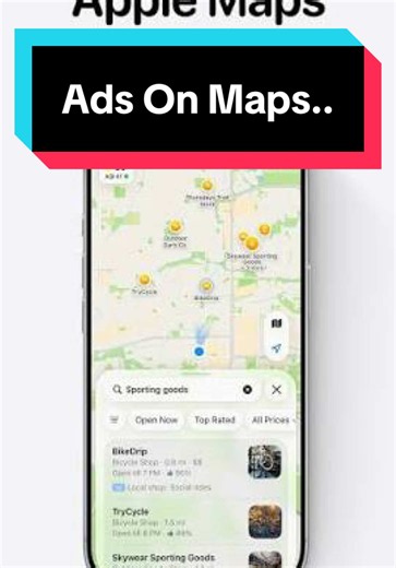 Ads are coming to Apple Maps.. #carterpcs #tech #apple #maps | apple maps ads