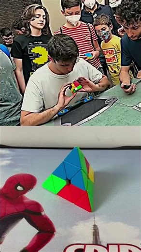 PYRAMINX SOLVED IN 1.26 SECONDS 🤯⚡ WORLD CLASS SPEED!#song #music #remix #cubing #rubikscube