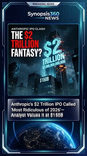 Anthropic's $2 Trillion IPO Called 'Most Ridiculous of 2026'—Analyst Values It at $150B