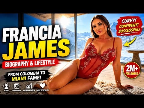 Francia James Biography | From Colombia to Miami Fame | Curvy Model, Influencer & Success Story
