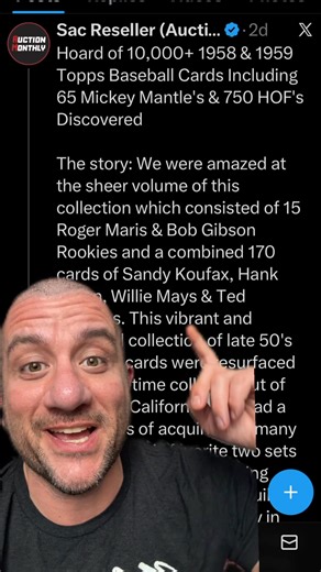 Insane collection of 1958 and 1959 HOF Baseball Cards found #thehobby #whodoyoucollect #sportscards #cardcollector #vintagecards #baseballcards | RVD With The Cards