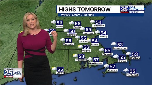 Boston 25 Wednesday evening weather forecast