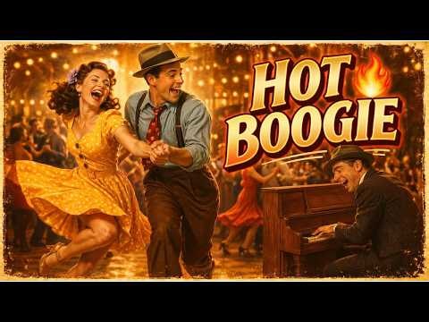 Hot Boogie-Woogie | Feel-Good Swingin’ Piano Party - Vintage Piano for Midnight Dancers