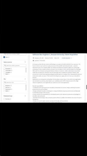 Amazon SDE 1 Hiring 2026 🚀 | Freshers Jobs | Amazon Software Engineer | Apply Online