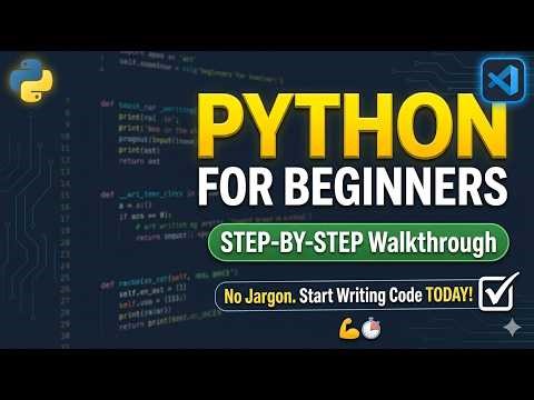 Python Fundamentals – Session 1 | Complete Setup Guide for Absolute Beginners