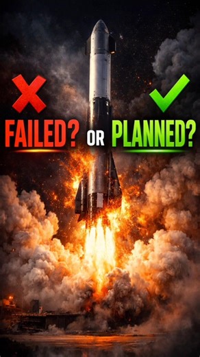 SpaceX Test FAILED… Or Was It Planned? 🚀#space #nasa#satellite