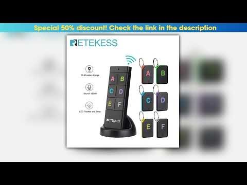 Retekess TH104 Wireless Key Finder RF Key Locator Pet Tracker Wallet Tracker Remote Control 1 RF
