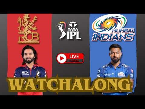Royal Chalengers Bengaluru vs Mumbai Indians IPL 2026 Live| Watchalong &Reactions