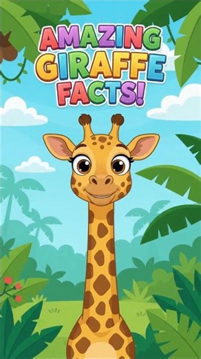 Amazing Giraffe Facts for Kids! 🦒 | Fun Animal Facts for Children