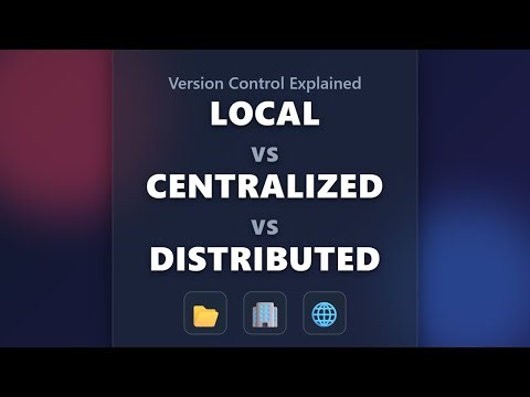 Local vs Centralized vs Distributed Version Control Explained (Git, SVN, RCS)